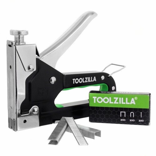 TOOLZILLA Heavy Duty Staple Gun & Staple Selection Pack - All Black Special  Edition, 3.5 H 3.15 L 7.01 W - Fry's Food Stores