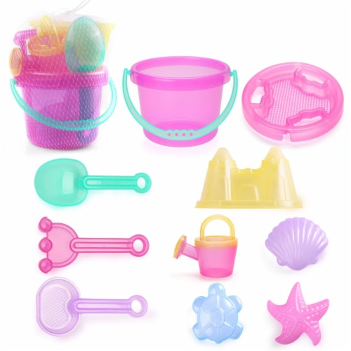 Sand Bucket and Toy Set Perspective: front