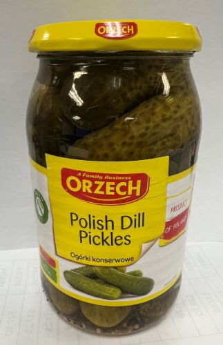 Orzech Polish Dill Pickles Perspective: front