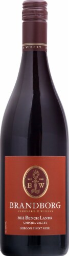 Brandborg Wines Bench Land Pinor Noir Oregon Red Wine Perspective: front