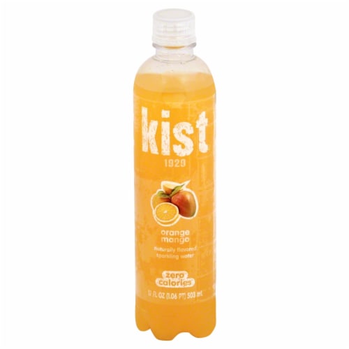 Kist Orange Mango Sparkling Water Perspective: front