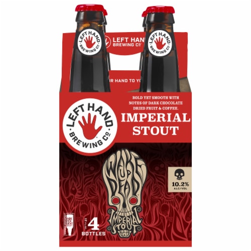 Left Hand Brewing Co. Wake Up Dead Imperial Stout Perspective: front