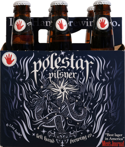 Left Hand Brewing Polestar Pilsner Perspective: front