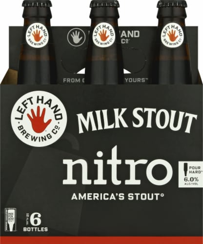Left Hand Brewing Co. Nitro Milk Stout Perspective: front