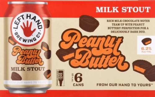 Left Hand Brewing Co. Peanut Butter Milk Stout Perspective: front