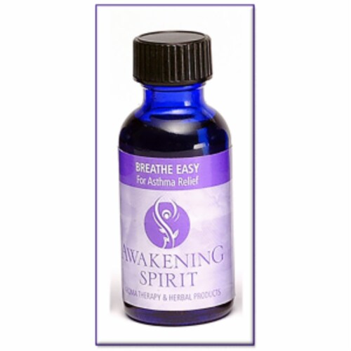 Breathe Easy - For Asthma Relief Therapeutic Oil Perspective: front