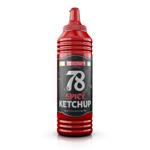 78 Ketchup Spicy  4 Pack Perspective: front