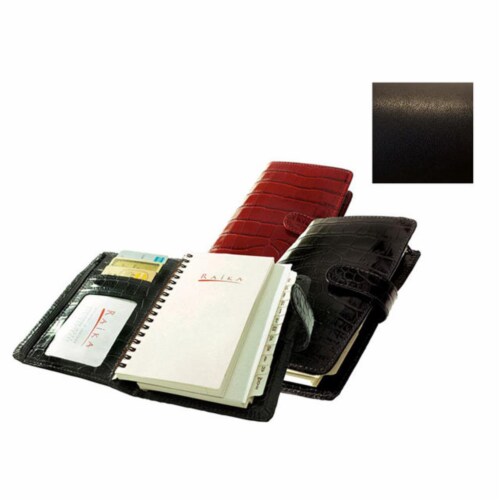 Raika TN 207 BLK Pocket Planner - Black Perspective: front