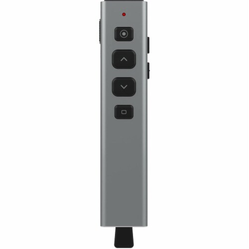 Compucessory Wireless Digital Presenter - Wireless - Silver - 1 Pack - USB Perspective: front