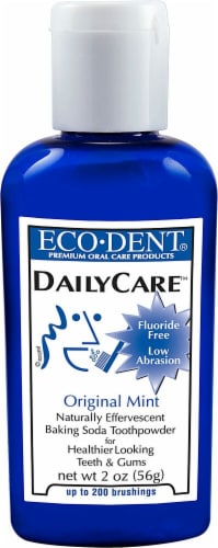 Eco-dent  DailyCare Toothpowder   Original Mint Perspective: front