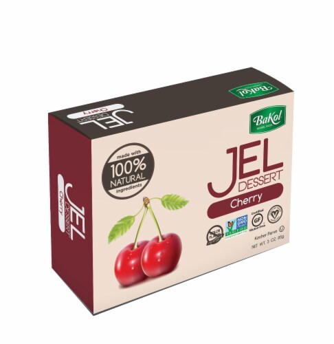 Bakol Cherry Jel Dessert Perspective: front