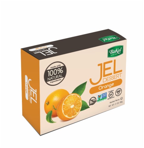Bakol Orange Jel Dessert Perspective: front