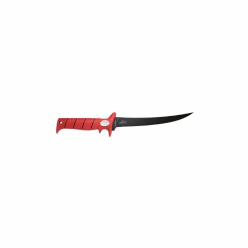 Fishtails Bubba Flexible Knife - Red Perspective: front