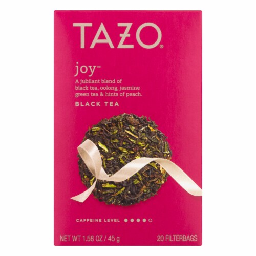 Tazo® Joy™ Black Tea Bags Perspective: front