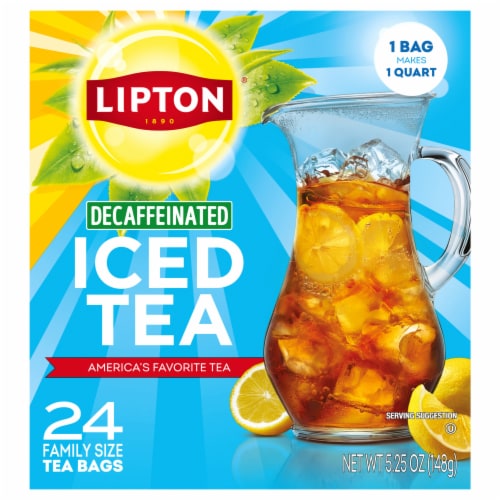 Lipton® Decaf Blacked Iced Tea Perspective: front