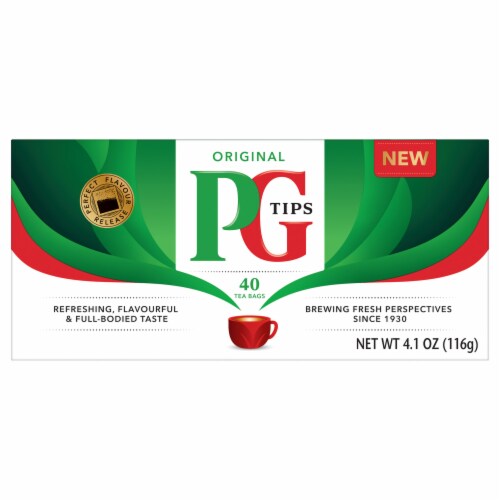 PG Tips Original Black Tea Bags Perspective: front