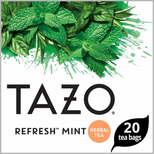 Tazo Herbal Tea Tea Bags Perspective: front