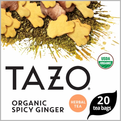 Tazo® Organic Spicy Ginger Tea Perspective: front