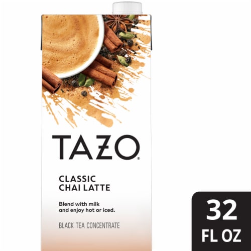 Tazo Classic Chai Latte Black Tea Concentrate Perspective: front