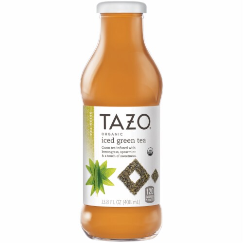 Tazo Organic Iced Green Tea Perspective: front