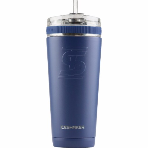Ice Shaker 26 Oz. Navy Flex Bottle 26FLEXNAVY Perspective: front