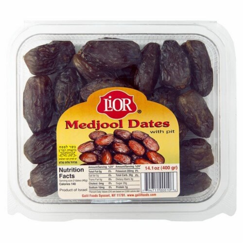 Lior Medjool Dates with Pit Perspective: front