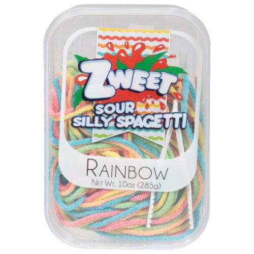 Zweet Rainbow Sour Silly Spaghetti Perspective: front