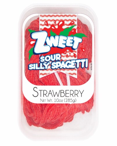 Zweet Strawberry Sour Silly Spaghetti Perspective: front