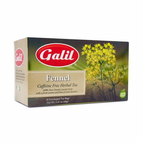Galil® Fennel Herbal Tea Bags Perspective: front