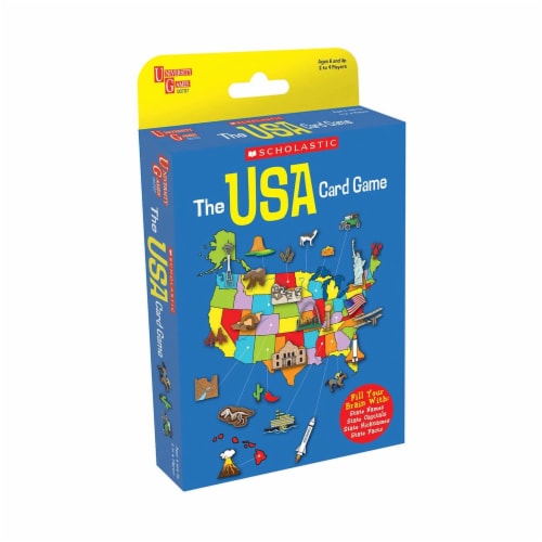 University Games Scholastic The USA Card Game Perspective: front