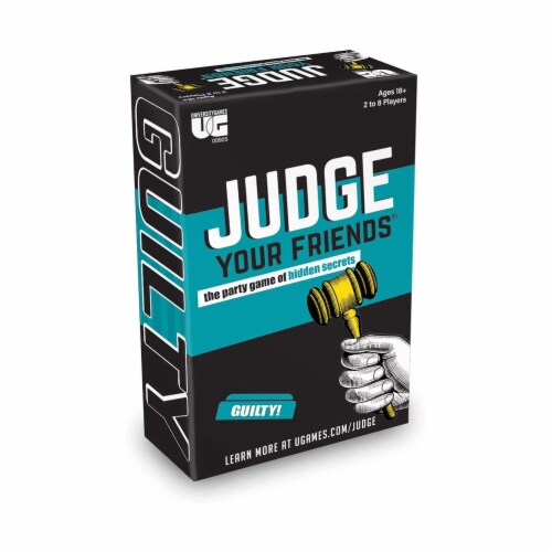 University Games Judge Your 'Friends" Board Game Perspective: front