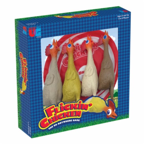 University Games Flickin' Chicken Game Perspective: front
