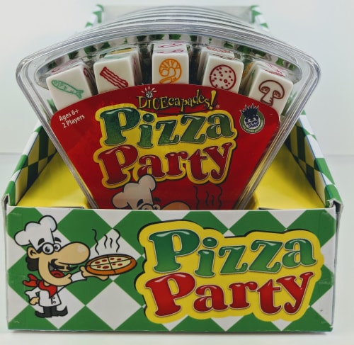 University Games Pizza Party Dice Game Perspective: front
