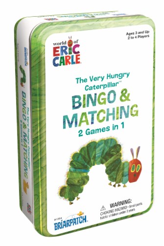 University Games Eric Carle Bingo & Matching Tin Game Perspective: front