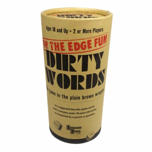 University Games Dirty Words Dice Game Perspective: front