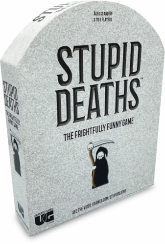 University Games Stupid Deaths Board Game Perspective: front