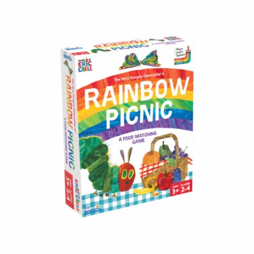 University Games The World of Eric Carle Rainbow Picnic Food Matching Game Perspective: front