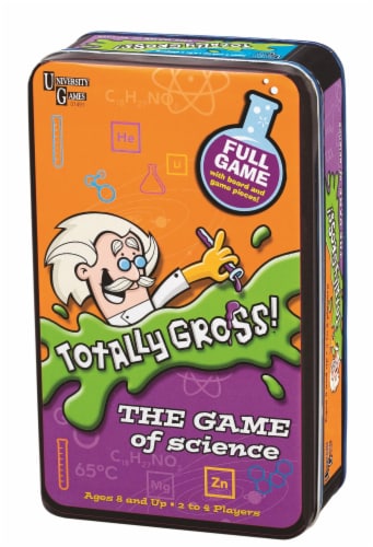 University Games Totally Gross! Tin Perspective: front