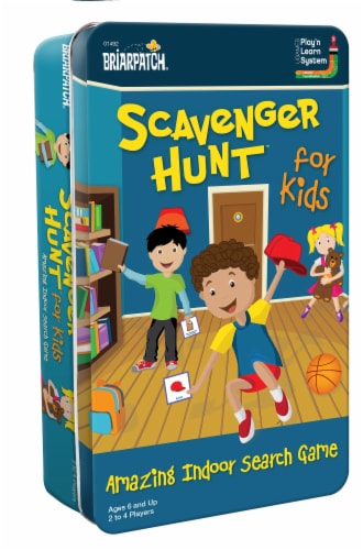 University Games Scavenger Hunt for Kids Tin Perspective: front