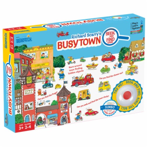 University Games Richard Scarry Seek & Find Game Perspective: front