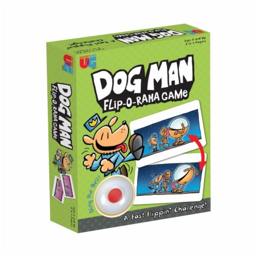 University Games Dog Man Flip O Rama Game Perspective: front