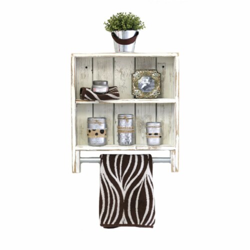 Double Towel Rack Perspective: front