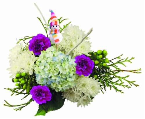 Winter Wonderland Bouquet Perspective: front