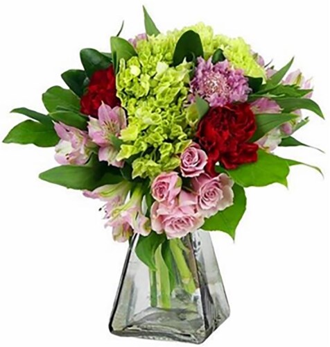 Sweet Pea Floral Arrangement Perspective: front