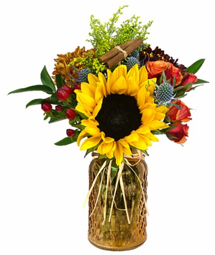 Cinnamon Stick Floral Arrangement Perspective: front