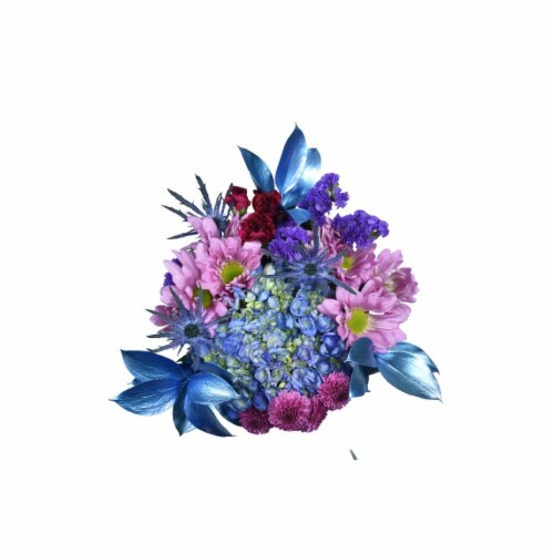 Blueberry Bliss Floral Bouquet Perspective: front