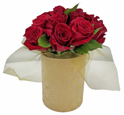 Belle Blooms Arrangement Perspective: front