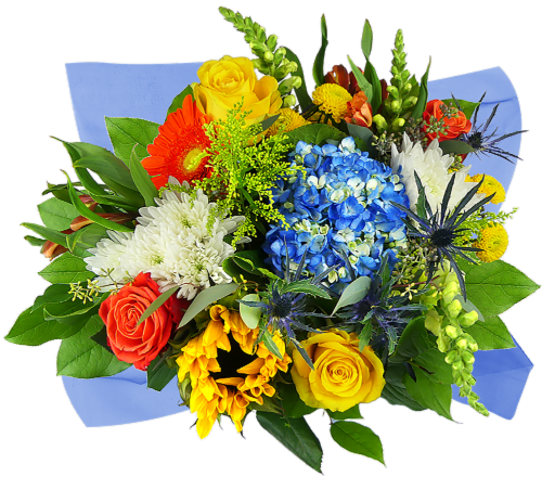 Concerto Sunny and Chic Mixed Bouquet Perspective: front
