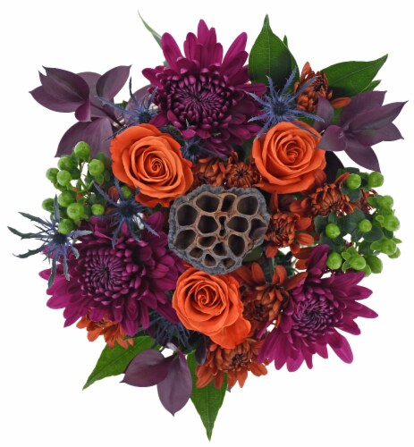 Autumn Hues Bouquet Perspective: front