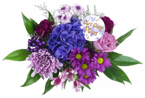 She's Going Places Bouquet Perspective: front